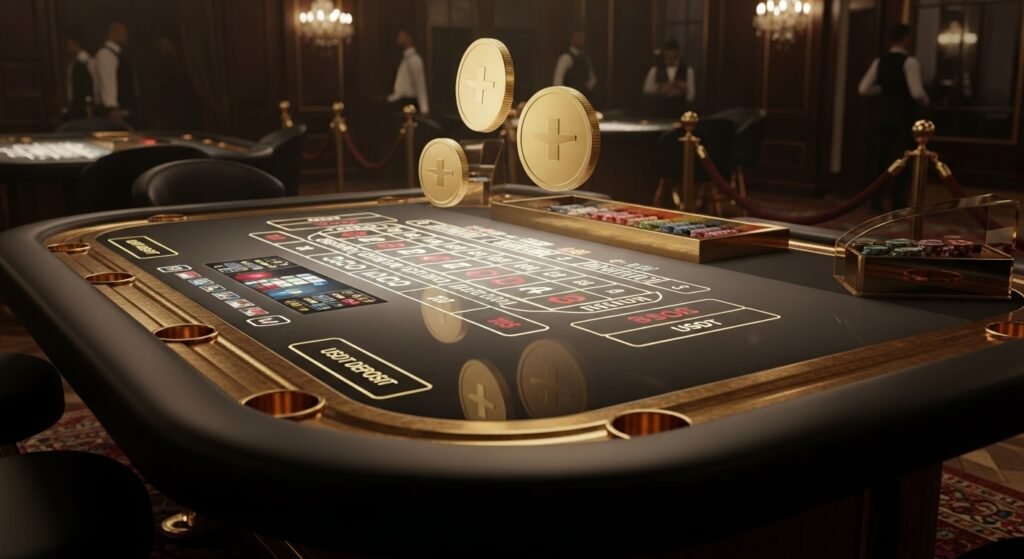 테더 결제 기능이 통합된 MGM바카라 디지털 게임 인터페이스